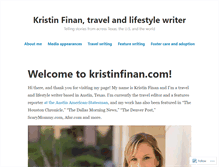 Tablet Screenshot of kristinfinan.com